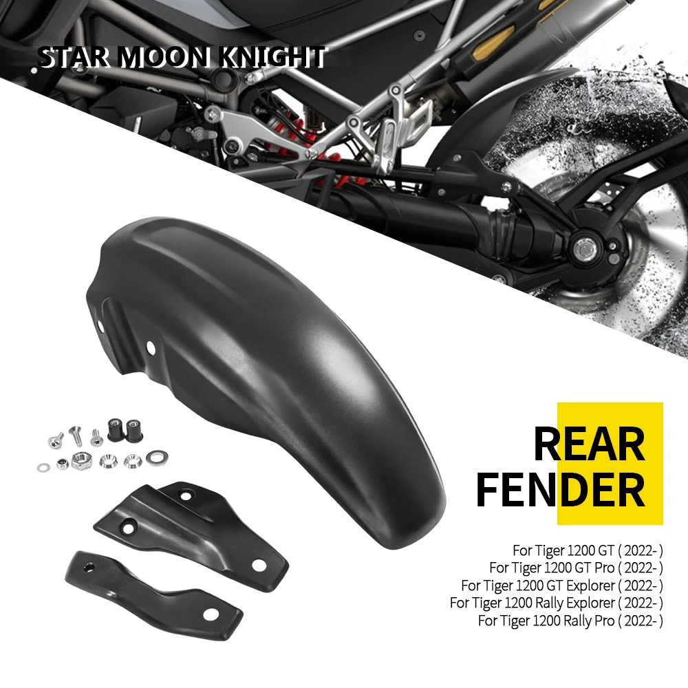 

For Tiger 1200 Tiger1200 GT Pro Rally Explorer 2022 2023- Motorcycle Rear Fender Mudguard ​Tire Hugger Splash Guard