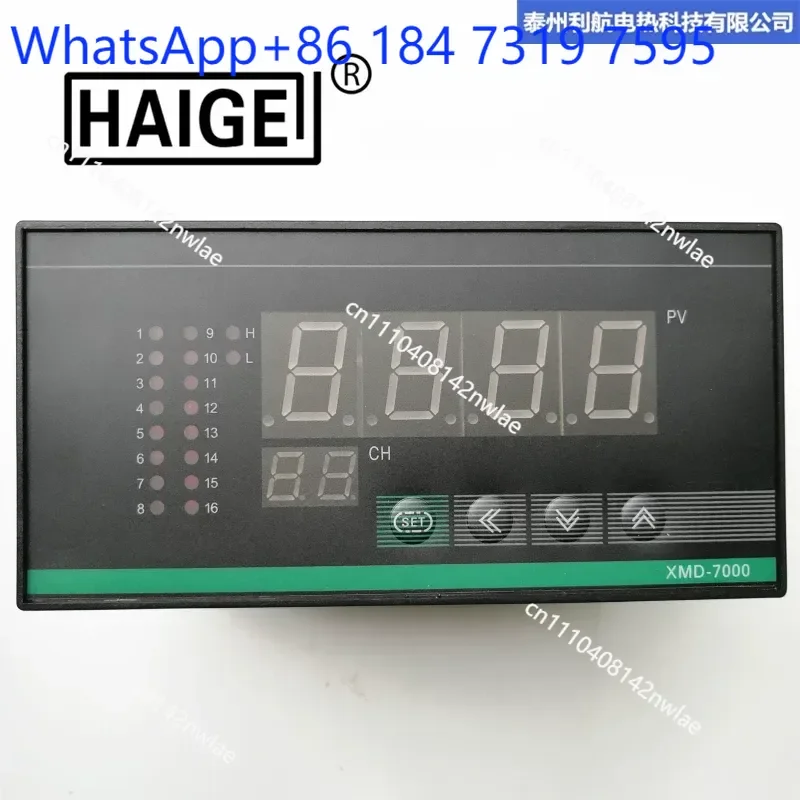 XMD-7000 Intelligent Temperature Inspector K Type 8 Channel 16 Loop Circuit Detector Automation Instrument