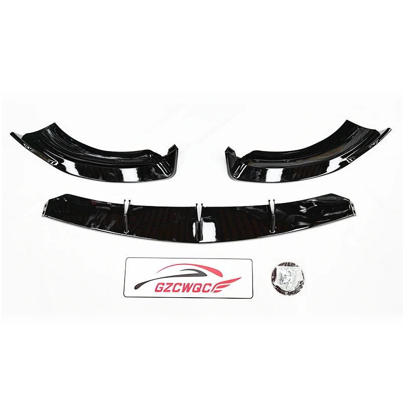 

Front Bumper Lip 3 PCS for E Class W213 C238 2021+ Gloss Black Sps Trim Cover Fender Accessories