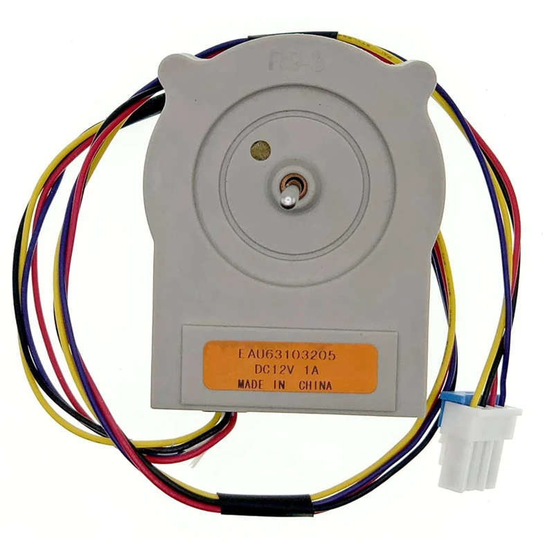 EAU63103205 Refrigerator Condenser Fan Motor For Refrigerators Replaces 73132 73133 LFXS24623B DC 12V 4-Pin Fan Motor