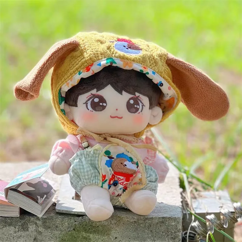 NEW 20cm boy Plush Human Doll Figure Baby Doll Cute Face Kawaii Cotton Body Dolls Stuffed Plushies Toys Gift No Attribute