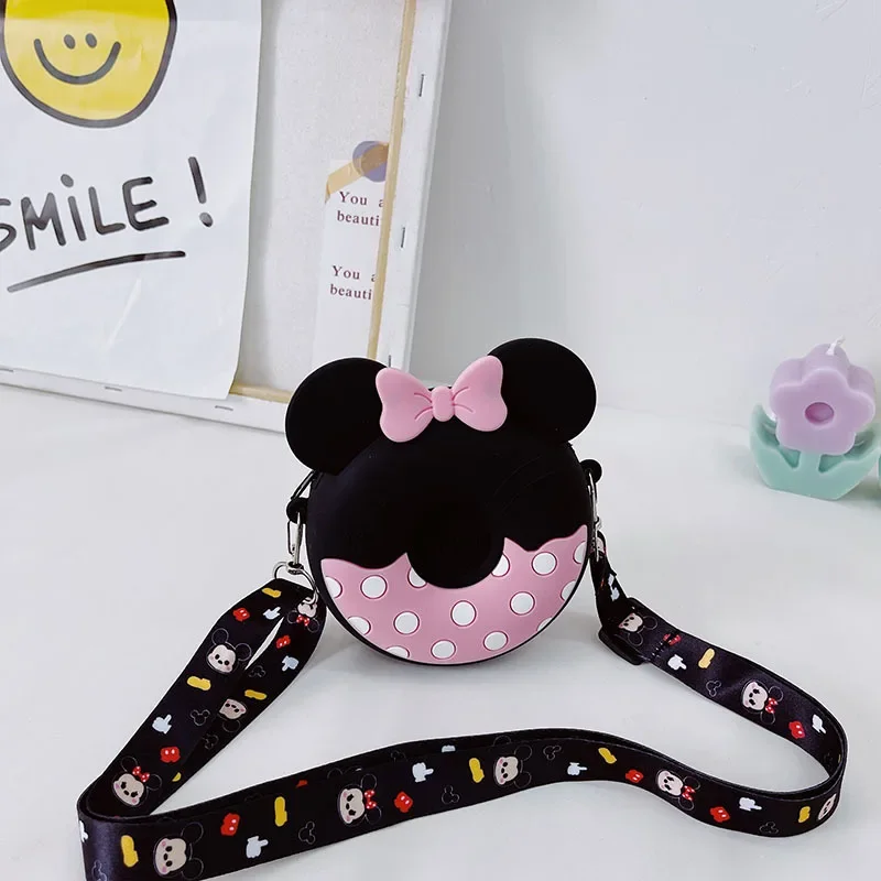 Disney torby dla dzieci dla dziewczynek Mickey torba na ramię Crossbody chłopcy i dziewczęta moda niemowlęca urocza Disney Mickey Mouse Series