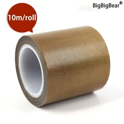 High Temperature Resistance Adhesive Tape Cloth 5~100mm 0.13mm 0.18mm 300 Degree Heat Insulation Sealing Machine PTFE Tape