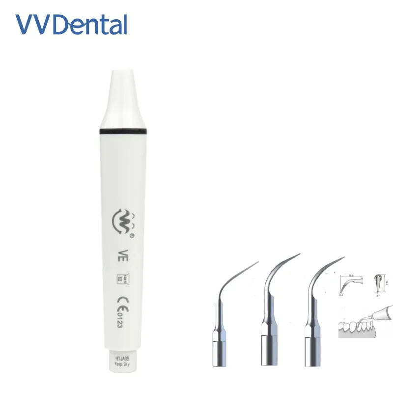 VV Dental Ultrasonic Scaler Replacement Working Tips Detachable Handpiece Super Sonic Scaling Technology for Woodpecker/EMS