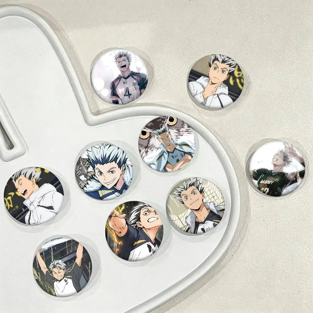 Anime Kotaro Bokuto Round Badges Can Be Used To Decorate Clothes And Backpack Pins