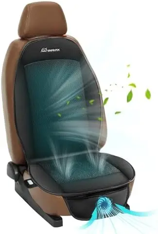 

Snailax Cooling Car Seat Cover - 3 Speeds, USB Powered, Universal Fit for Cars, SUVs, Trucks