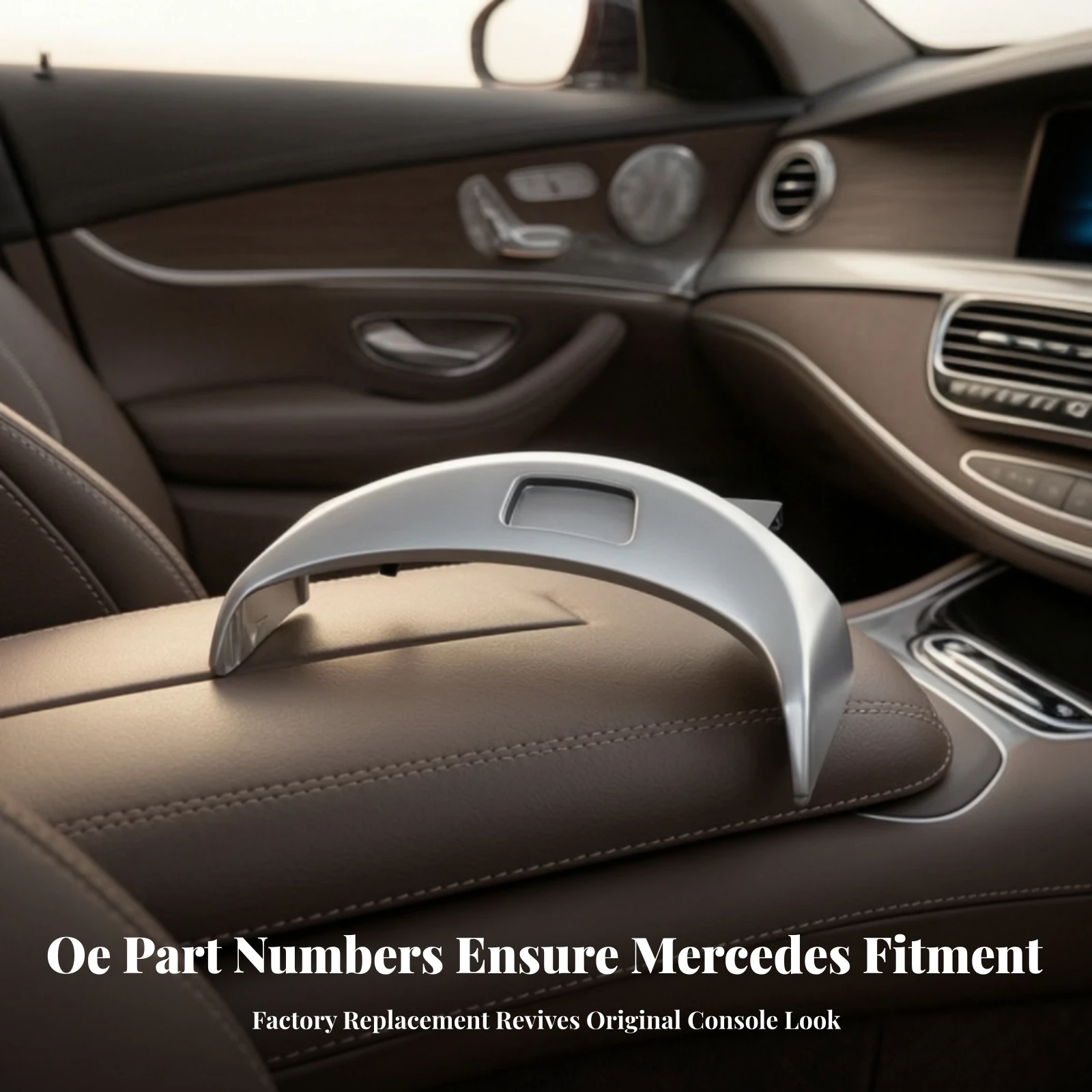 Armrest Box Switch Easy Installation Console Lid Release Switch Interior Trim Silver Finish for Mechanics