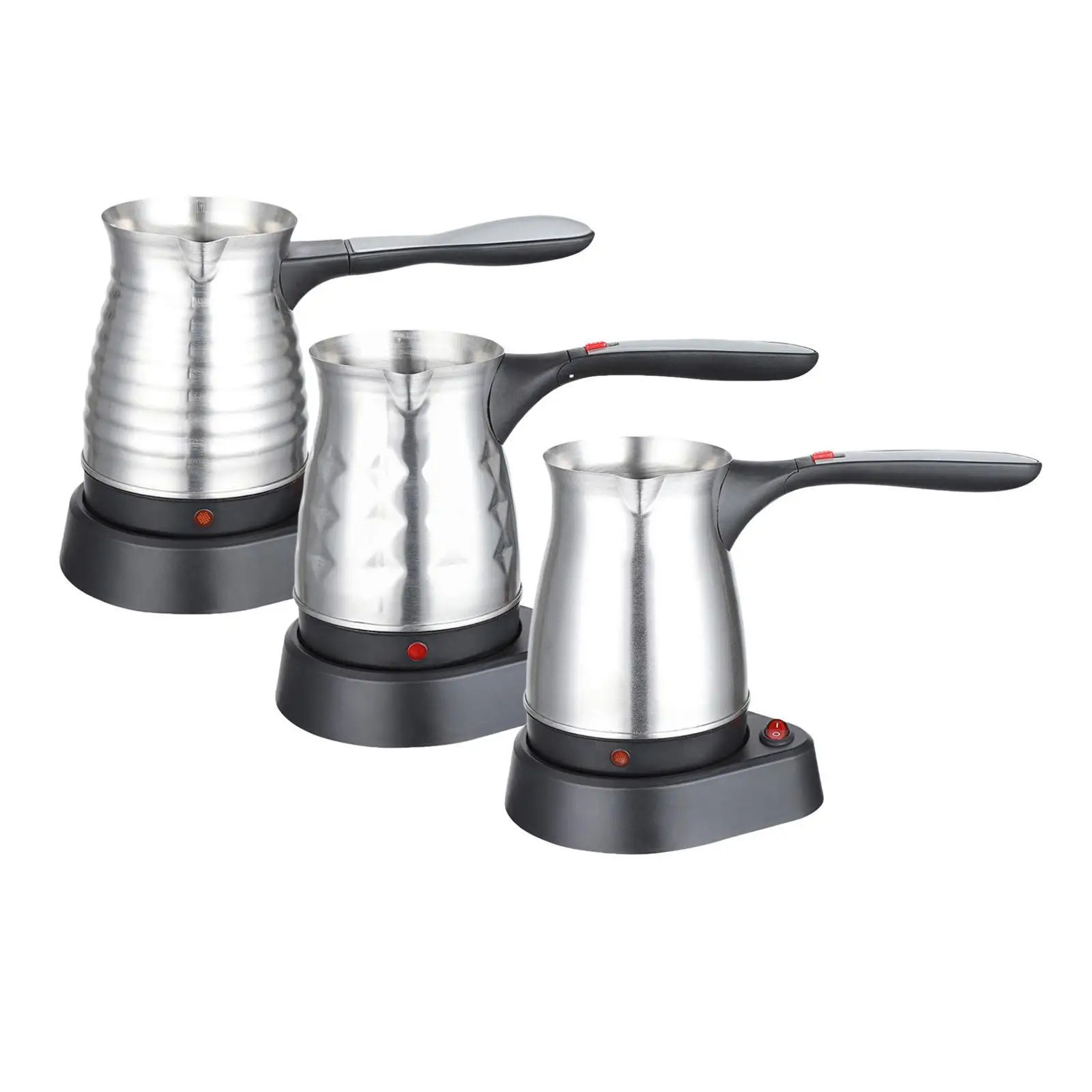 ماكينة صنع القهوة التركية الكهربائية سعة 500 مل مع غلاية مياه متعددة الاستخدامات بمقبض