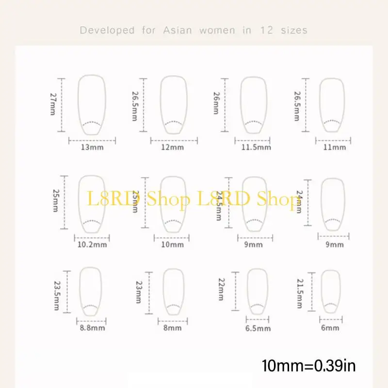 L8rd 24pcs متوسطة الضغط على التدرجات الأظافر الأرجواني المربع الأرجواني مع أظافر كاذبة مع تصاميم الزهور على الأظافر للنساء
