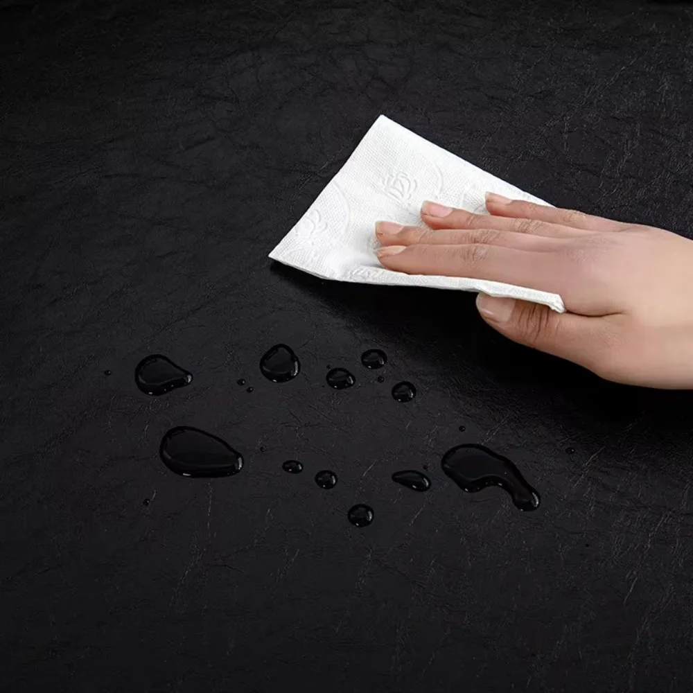 Waterproof PU Leather Sofa Cover Anti-scratch Wear-resistant Slipcover Stain-Resistant Solid Color Sofa Towel Living Room
