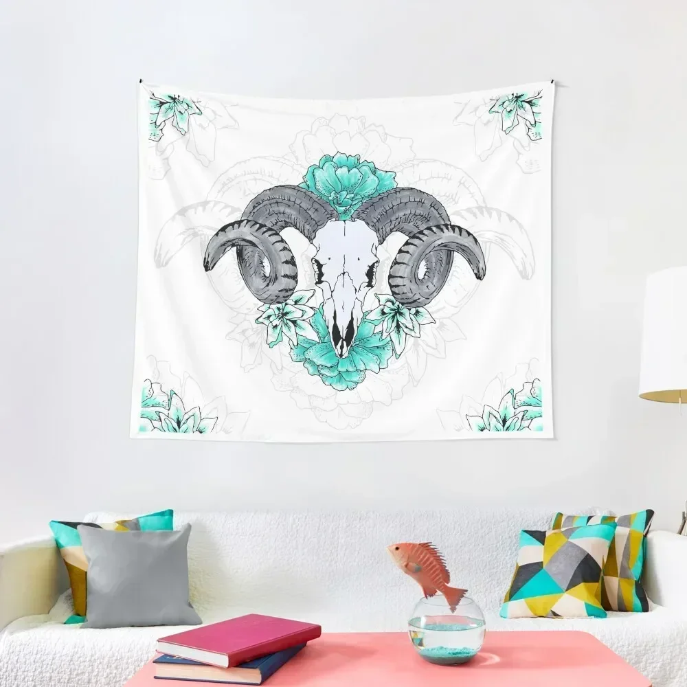 

Ram (Mint) Tapestry Room Decor Cute Decoration For Home Decoration Wall Decoration Aesthetic Tapestry