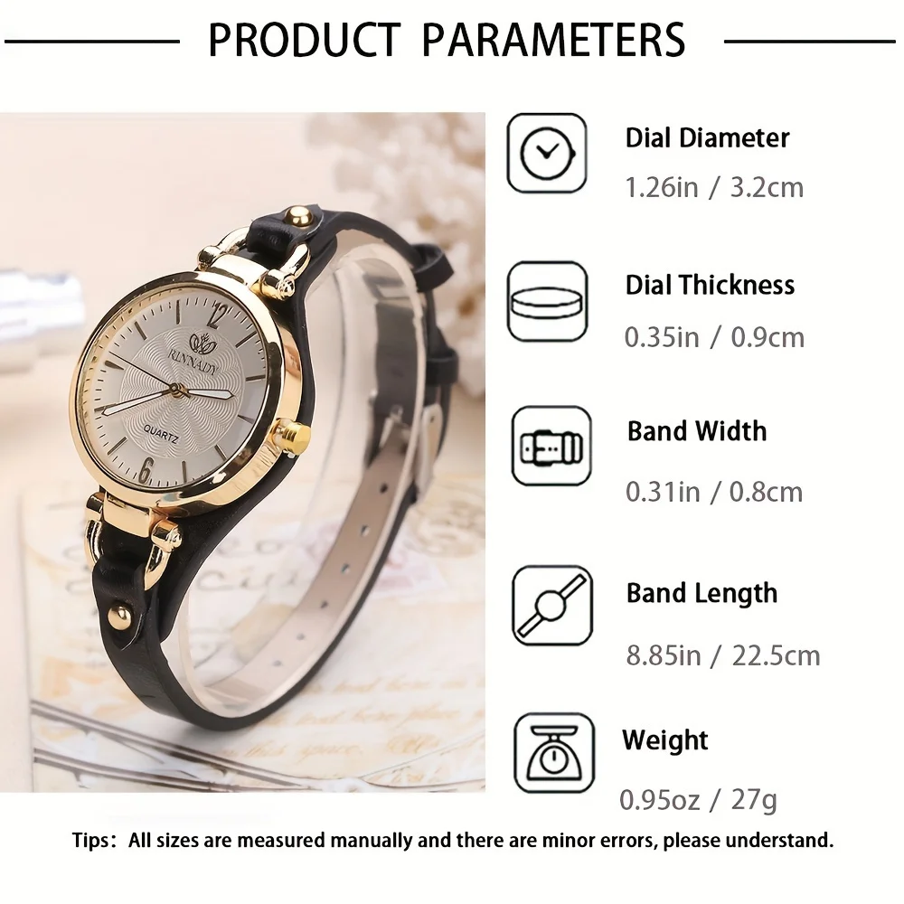 Leather Strap Watch Strap Fashion Ladies Quartz Watch Fancy Women Watches Jewelry Sophisticated And Stylish Women Watch