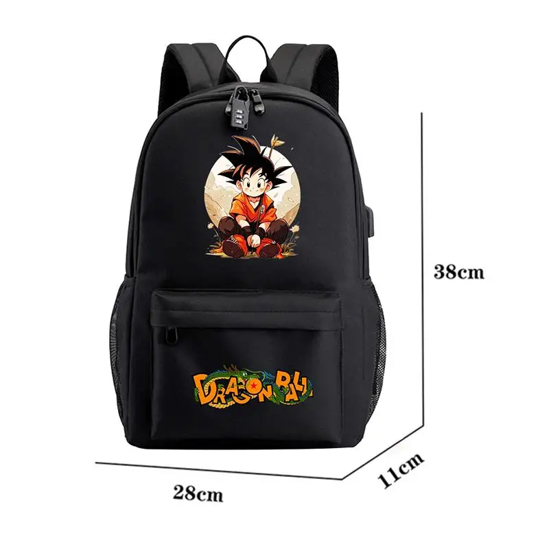 Dragon Ball Rucksack Teenger School Backpack for Boy Girl Mochilas Cartoon School Bag Hildren Gift Anime Knapsack Laptop Bagpack