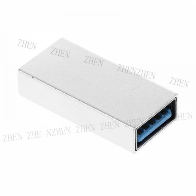 Y Y USB Adapter Coupler 2 Female Ends for Connecting Two USB Male Cord Extender