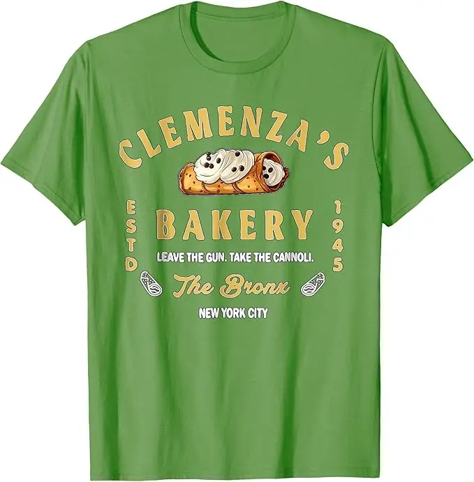 Clemenza Bakery Food Lustiges T-Shirt Y2k Foodie Grafik-Bekleidung Neuartiges Geschenk Personalisierte passende Familienkleidung Baumwollmode – Detail 9