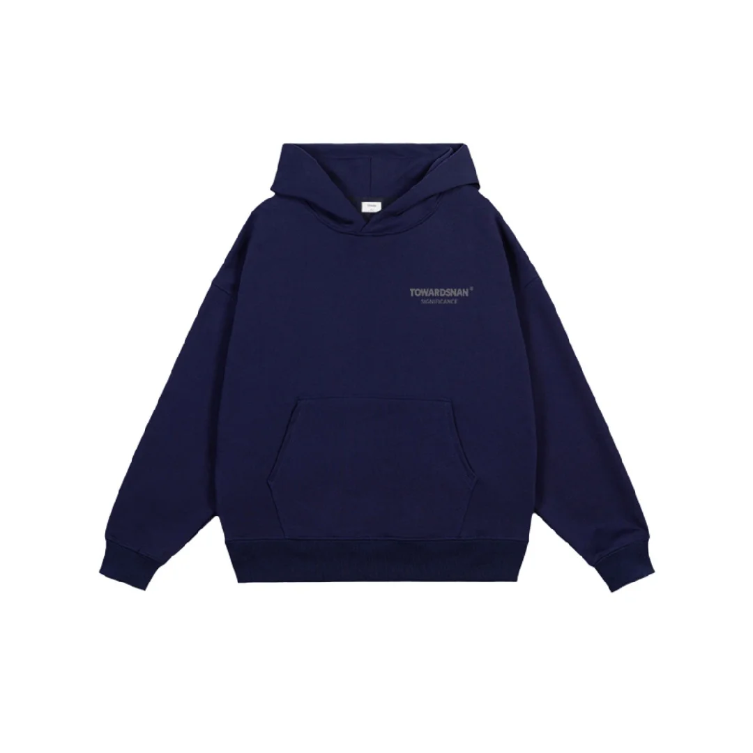 Простая толстовка с буквенным рисунком из чистого хлопка, весна и осень, роскошная нишевая брендовая модная универсальная мужская и женская толстовка Y2K