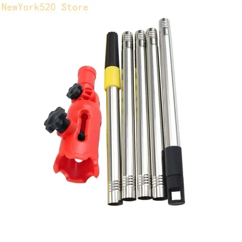 MultiAngle Paint Brush Extender with Rotating Head Paint Edger Tool Extension Poles Attachment Holder Esy to Use N84C