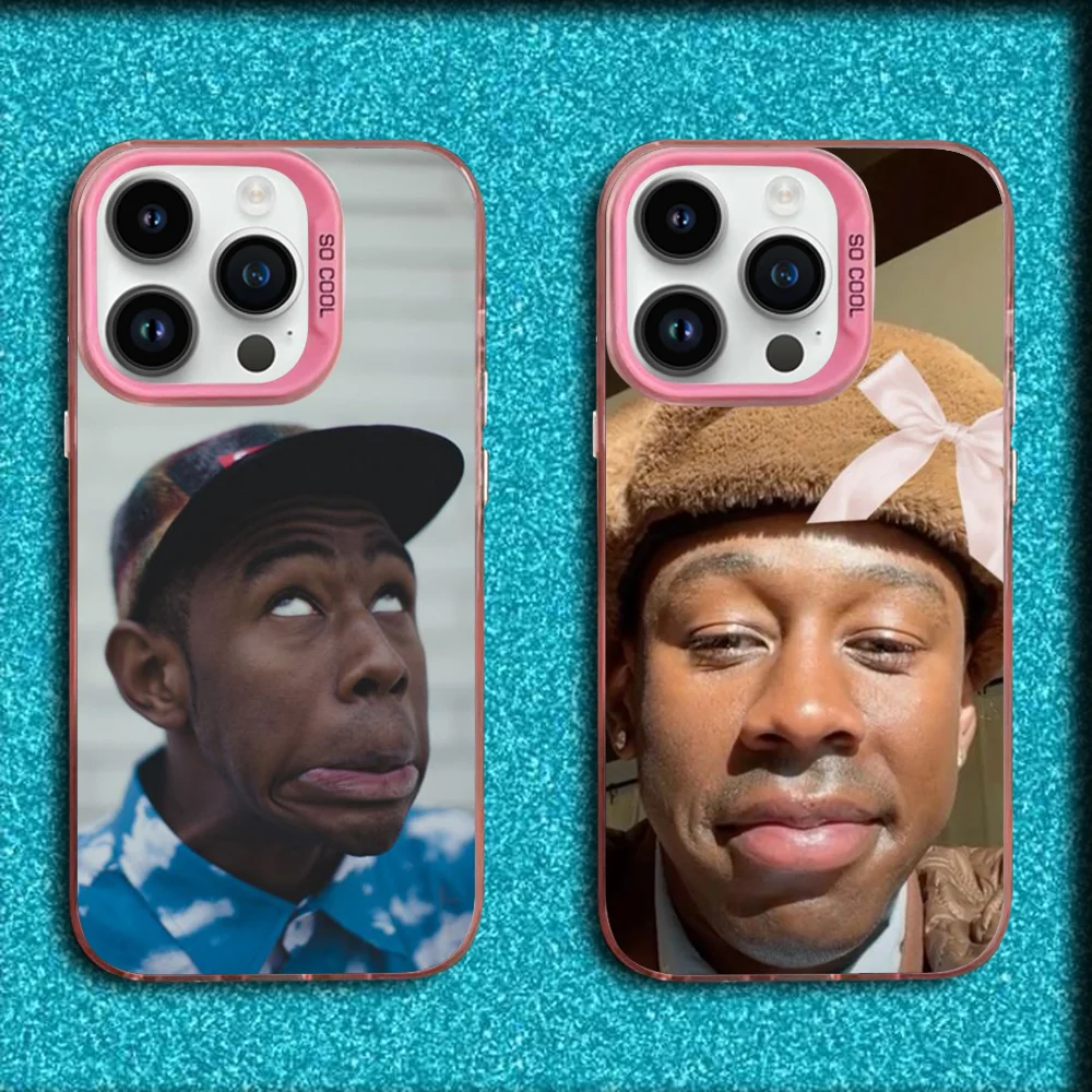 핑크 매트 실리콘 아이폰 케이스 이미지