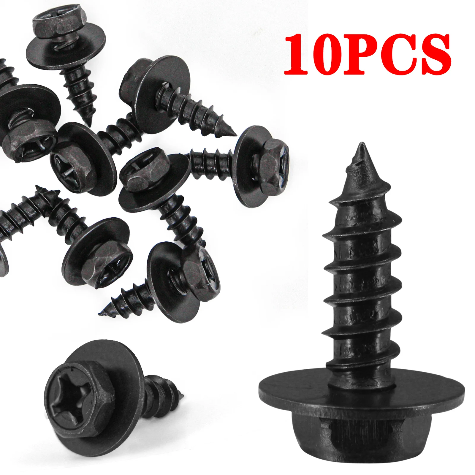 5X/10X Bolt Retainer Fender Liner Under Cover Screw For Toyota 90159 60498 Wheel Arch Screw Retainer Fastener Clips