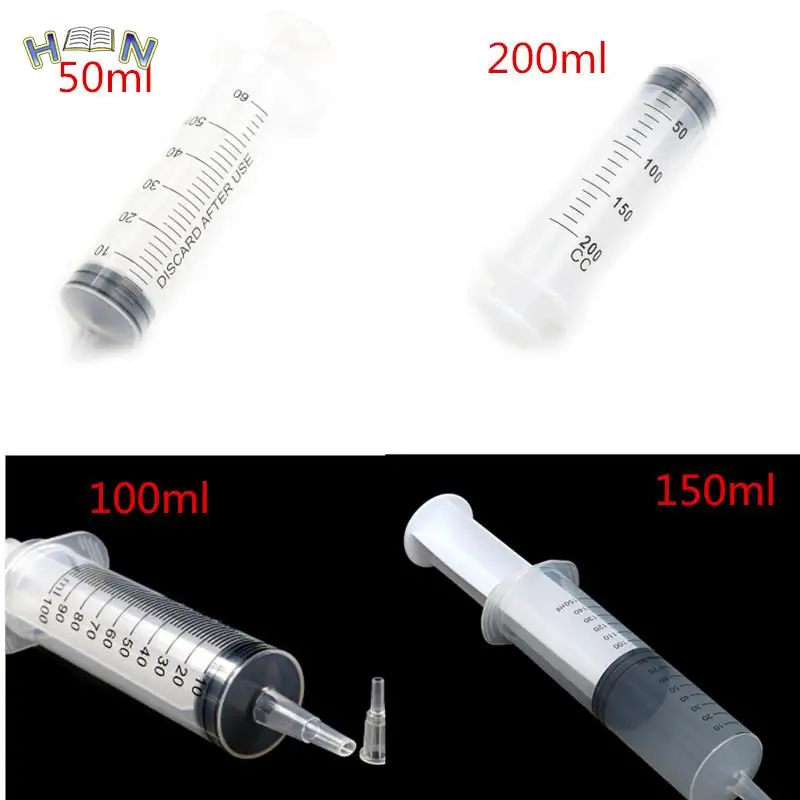 50ml/100ml/150ml/3ml Pipette Plastic Hydroponics Nutrient Sterile Health Measuring Syringe Tools