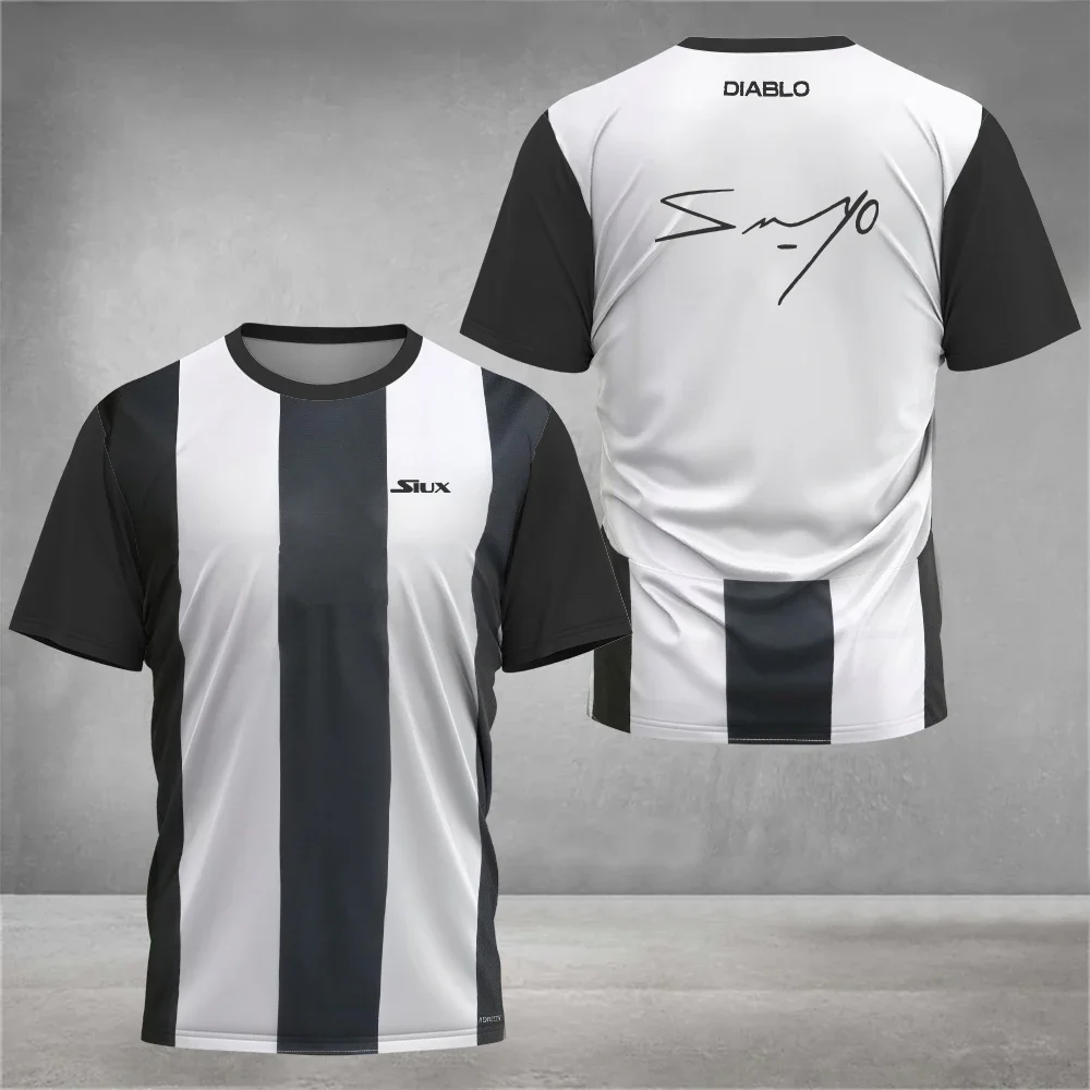 Men's Short Sleeve 2025 New Fashionable and Comfortable Summer T-shirt Men's Sports Fashion Outdoor Top Quick Sweating T-shirt