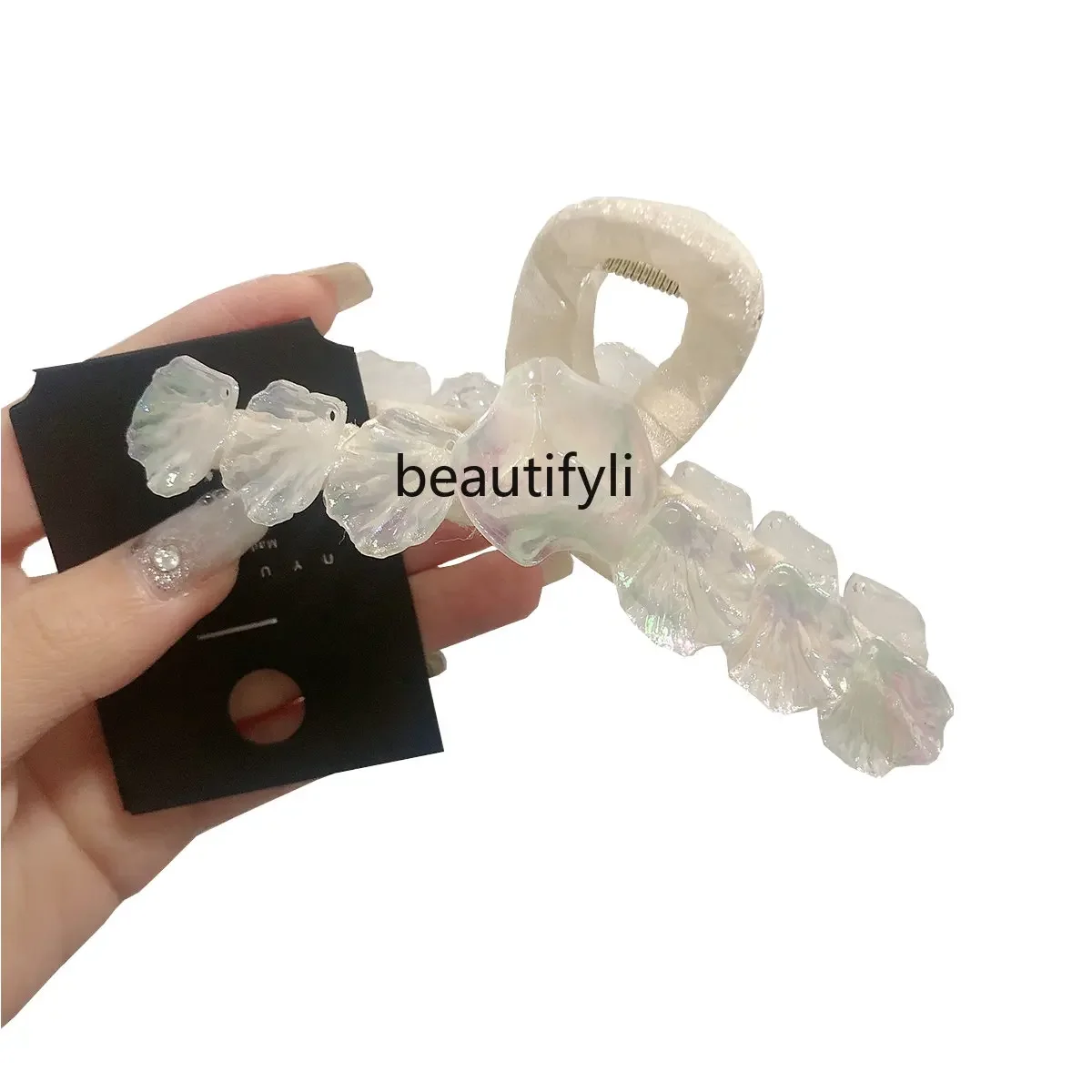 yj New Hair Accessories Updo Back Head Barrettes Fairy Hair Jaw Clip