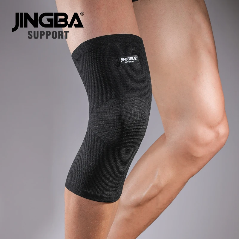 JINGBA SUPPORT 1 Piece Elastic Nylon Knee Pad Outdoor Sports Basketball Knee Pads Knee Brace Protector Safety Rodillera Deportiv