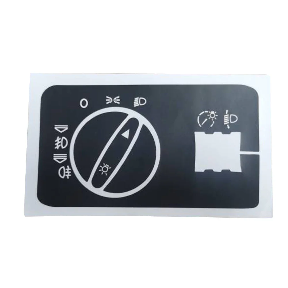 Dashboard Button Sticker Light Switch Sticker Car Maintenance High Quality Material Practical To Use Push Button Type