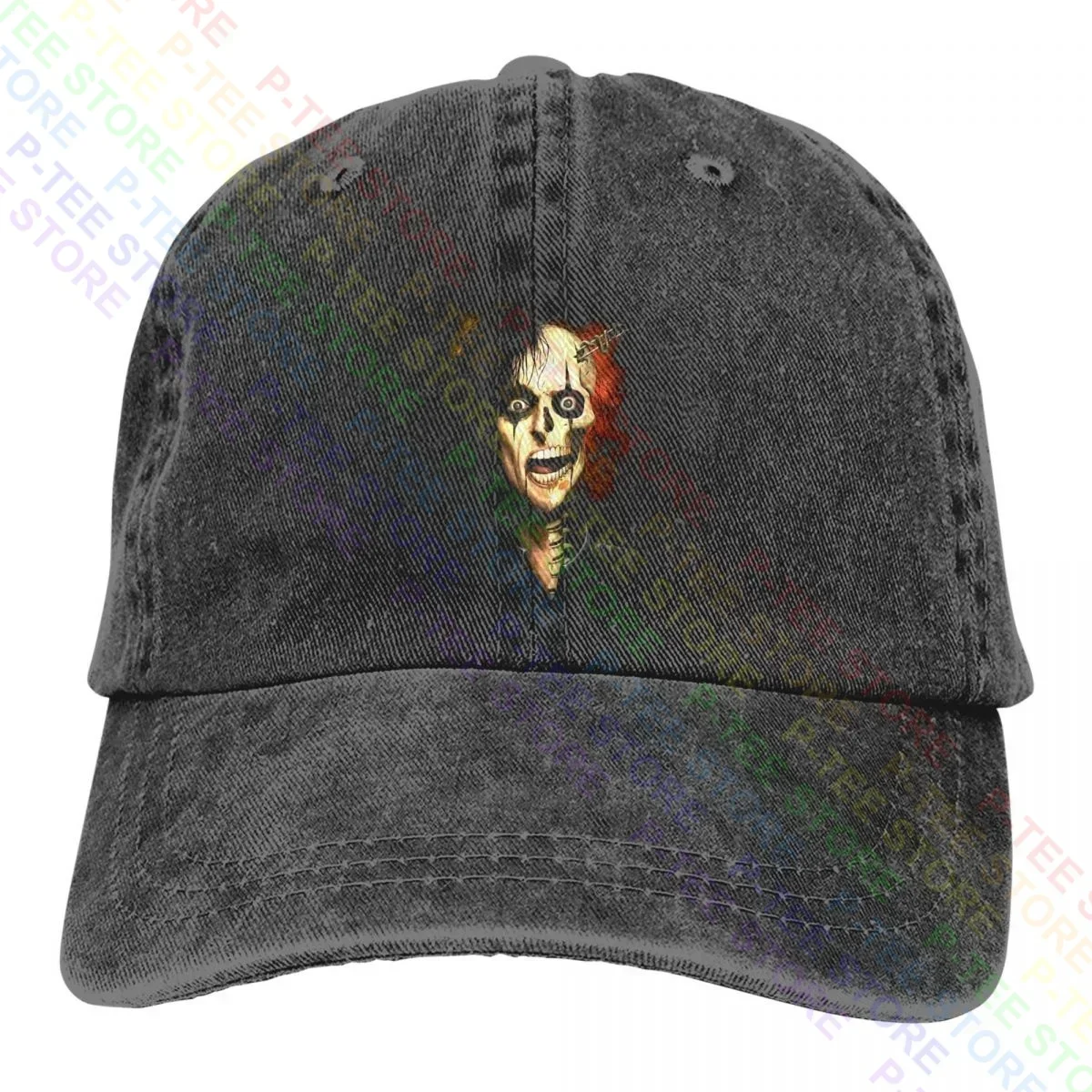 Alice Cooper Trashed Redux Heavy Glam Rock Metal Music Band Washed Denim Baseball Cap Trucker Hats Retro