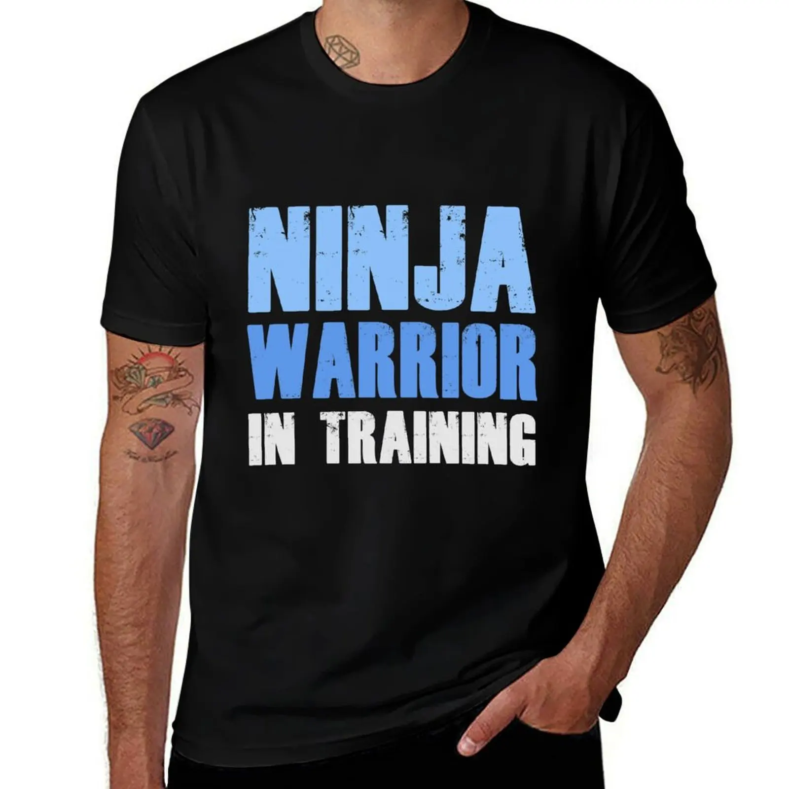 

Ninja Warrior In Training T-Shirt funny t shirts dark humor t shirts for man cotton T-Shirt