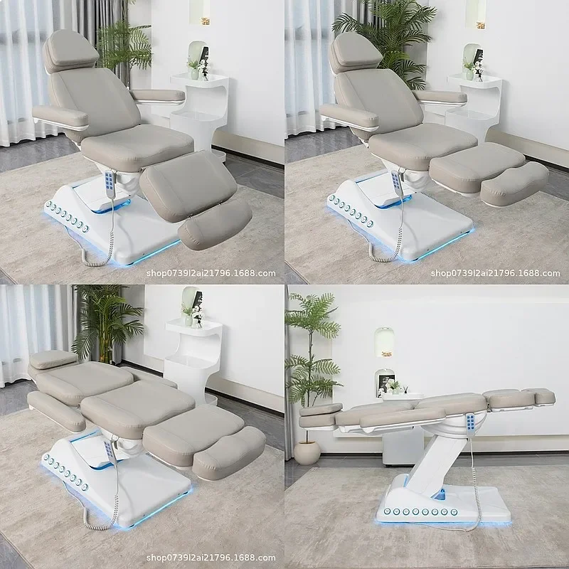 BJ Electric Height Adjustable Beauty Bed Dual Foot Control For Tattoo Microblading Facial Massage Salon