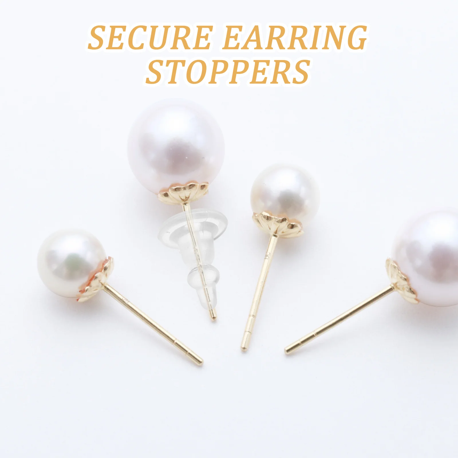 50 قطعة حلق سيليكون ظهورهم للأزرار استبدال دائم الأذن المقابس قفل السدادات النساء مجوهرات اكسسوارات Diy بها بنفسك