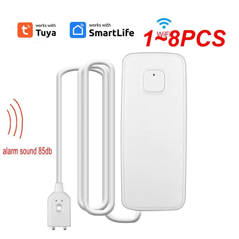 Tuya Smart Wasserstand Alarm WIFI Handy Intelligente Steuerung Voll Automatische Wasser Leck Alarm Für Alexa Hause