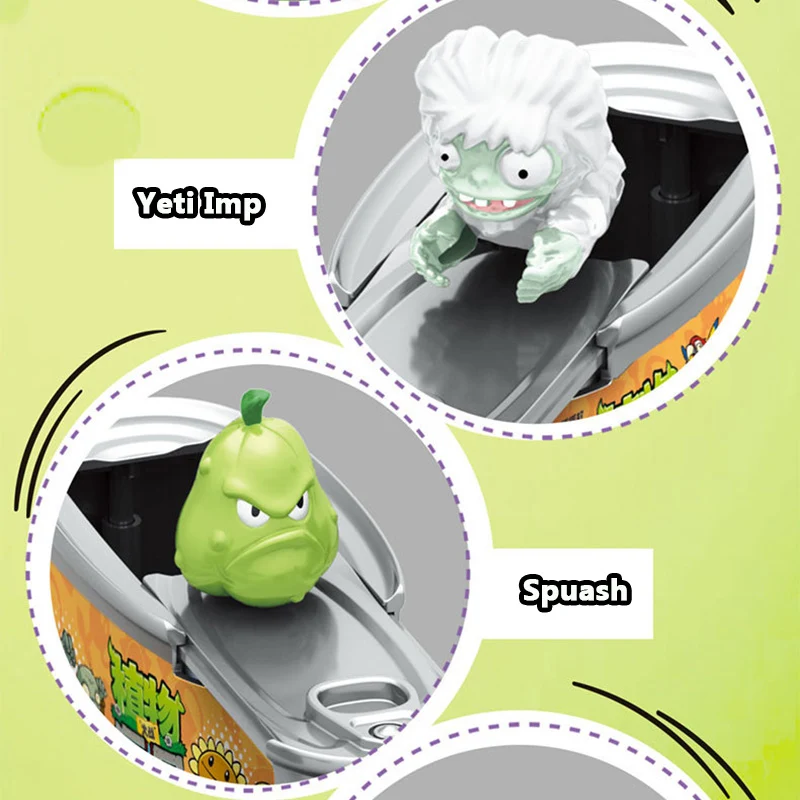 Hot Sale Plants vs. Zombies PVZ Figures Yeti Imp Peasooter Spuash Model Dolls Fun Can Blind Box Toys Children Birthday Gifts