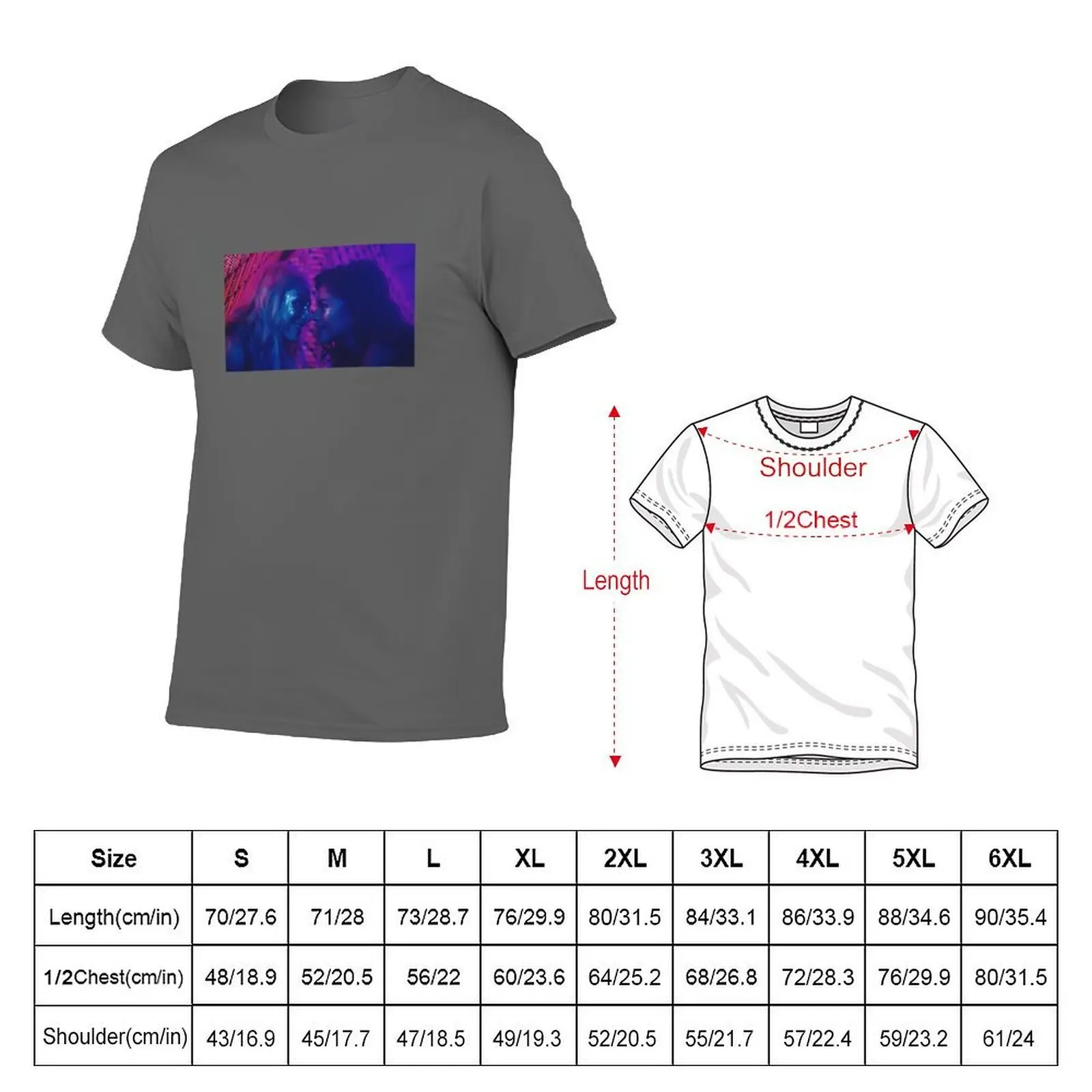 تي شيرت Euphoria HBO Jules and Rue Jules تي شيرت رجالي 100% قطن فاخر ماركة قطن تي شيرت عالي الجودة