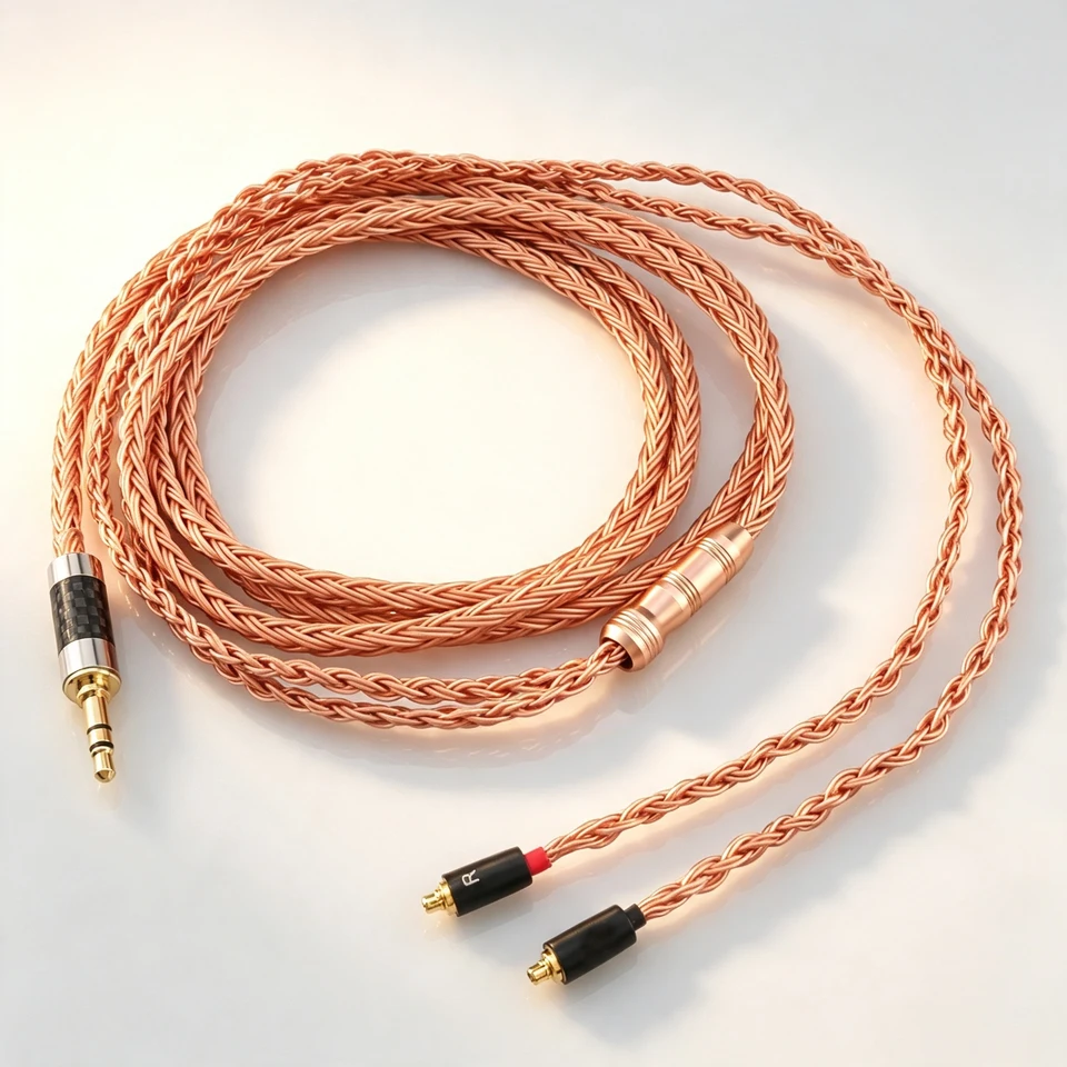 HiFi XLR 4.4mm 2.5mm 3.5mm バランス 16 コア 99% 7N OCC イヤホン
