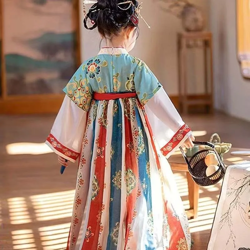 New retro Chinese Hanfu imitates Tang Dynasty Girl Dress