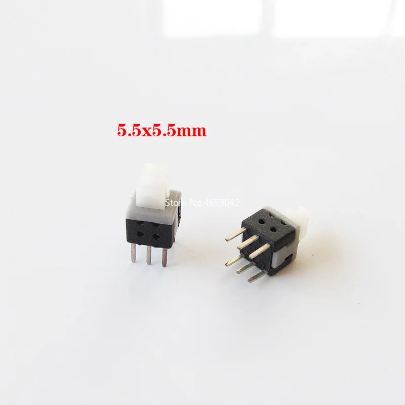 10PCS/LOT 5.8x5.8 7x7 8x8 8.5x8.5mm Self Locking / UNlock Push Tactile Power Micro Switch 6 Pin Button Switches