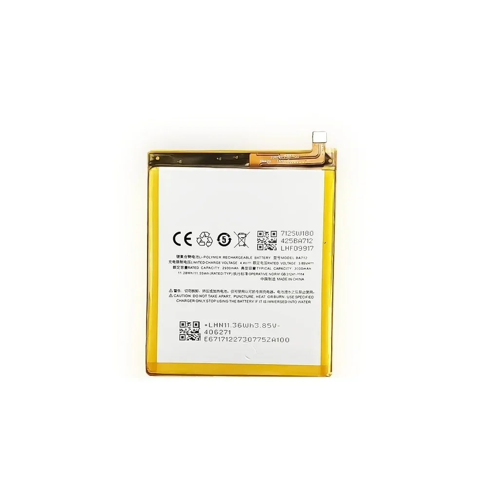 New Battery For Meizu M6s S6 M712C M71M M71Q M712H PHone BA712 5S M5S M612Q M612H 3000mAh Phone Batteries