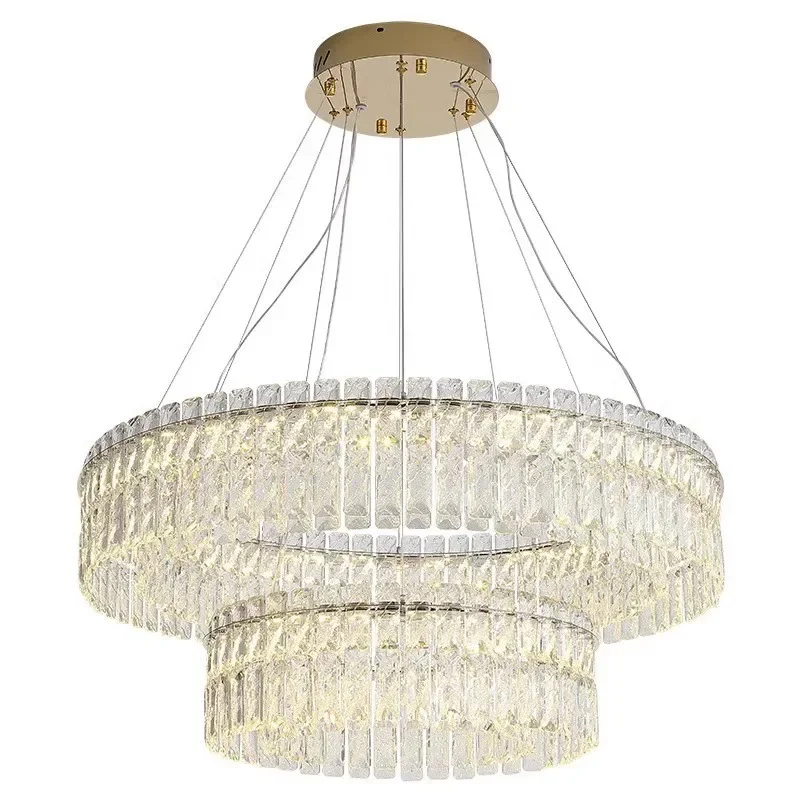 

Simple home living room light luxury style crystal chandelier, B & B commercial private room restaurant light