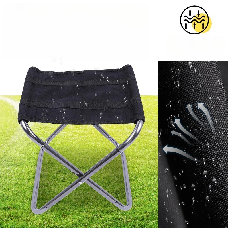 

Folding Stool Portable Outdoor Small Stool Household Mazar Simple Fishing Chair Small Bench Storage Fishing Chair
