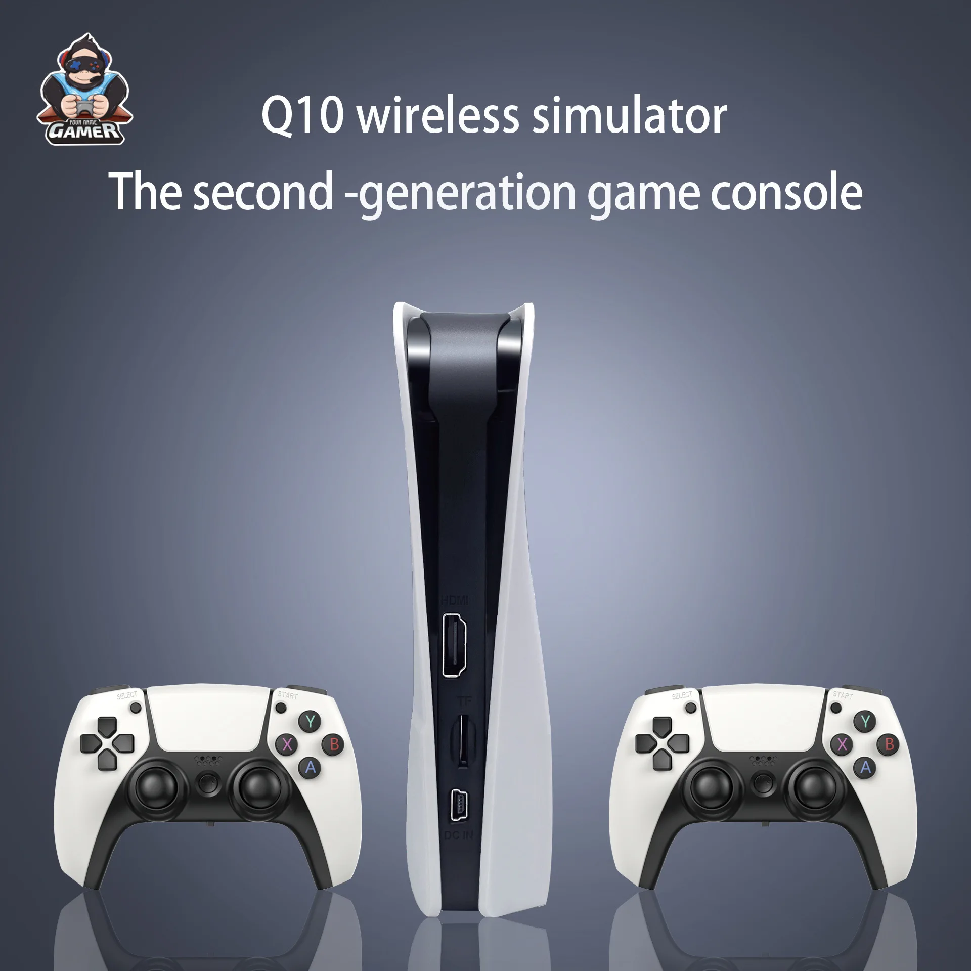 Q10 3D Game Stick 128G Video game console retro 4K home game console 2.4G doubles Wireless game controller supporting For PSP