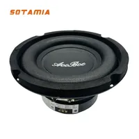SOTAMIA 1Pcs 6.5 Inch Subwoofer 4 Ohm 180W 120W Woofer Speaker Audio HIFI Music Loudspeaker DIY Modified Home Music Bookshelf