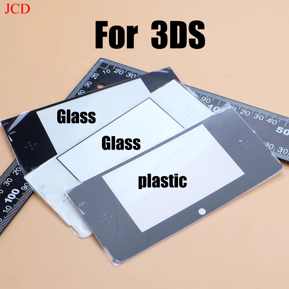 Защитная-пленка-jcd-для-nintendo-3ds-передняя-панель-lcd-с-прочным-клеевым-слоем-стекло-или-пластик-замена-защитного-экрана