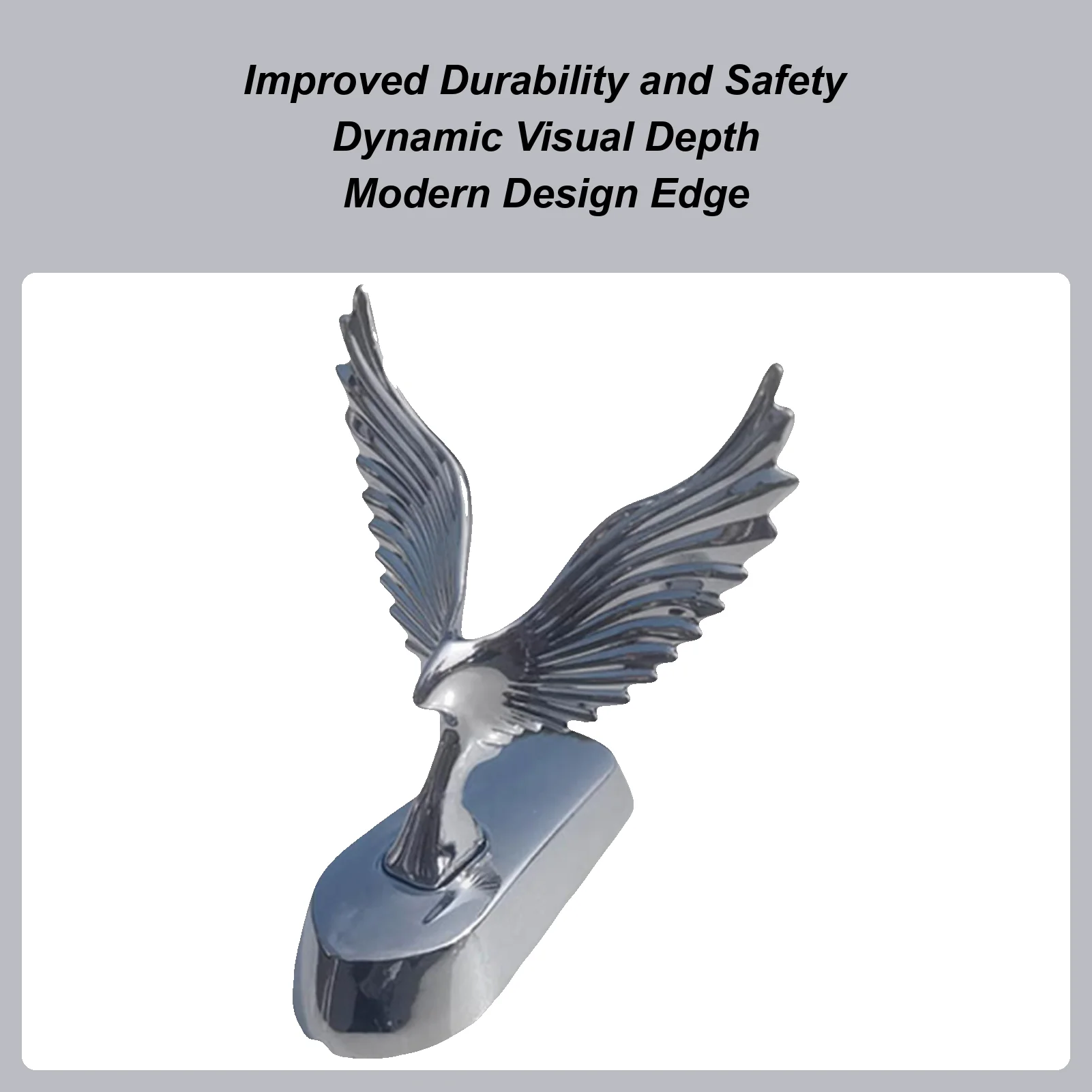 

3d наклейка на автомобиль, защита от солнца, металлический клей, передний капот автомобиля, орлиный орнамент для седана, дома на колесах, путешествий, семейных прогулок