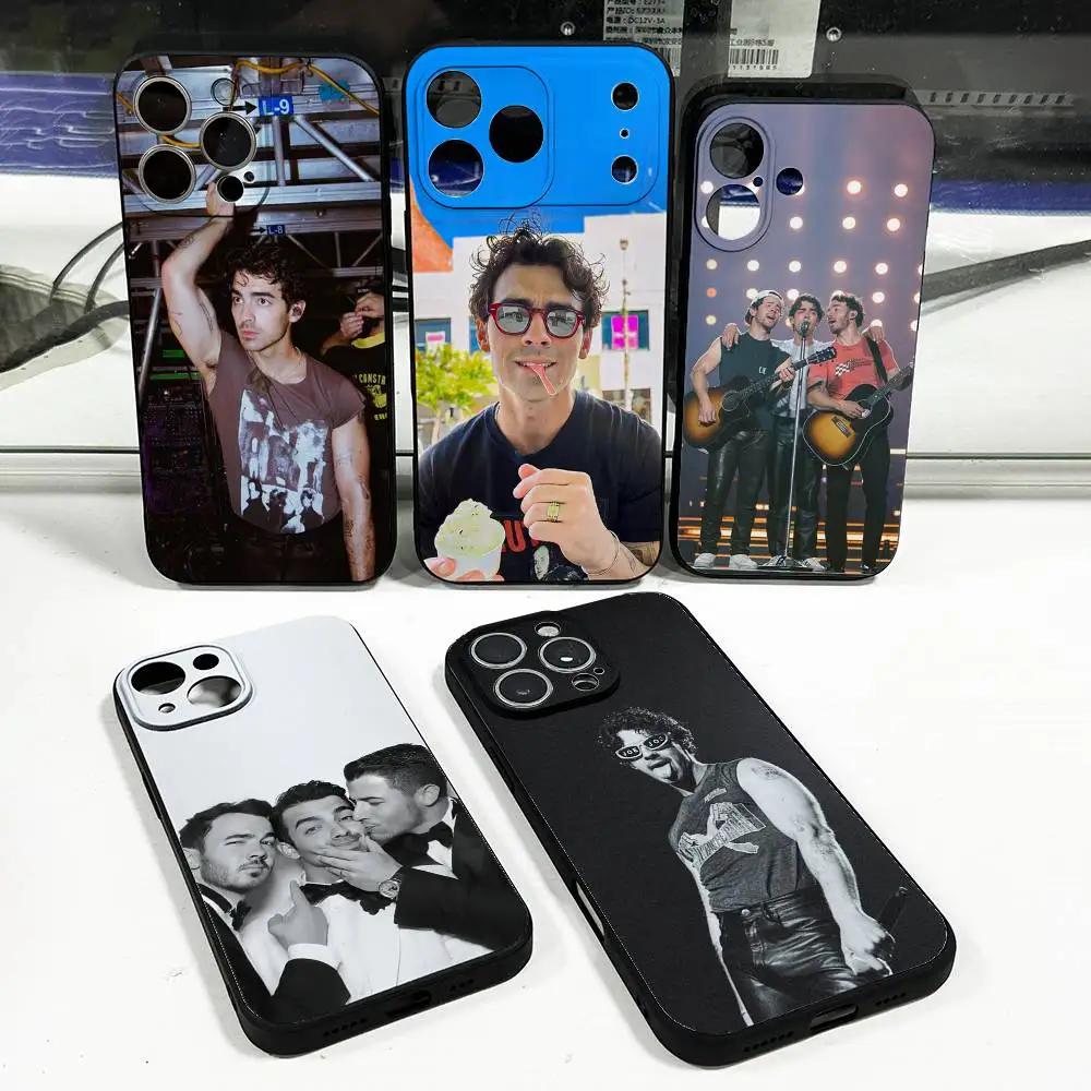 

B-Brothers of J-Joes J-Jonas Phone Case For iPhone 17,16,15,14,13,12,11,Pro,Max,Plus,X,XS,SE4,E,Mini,Soft Black Case