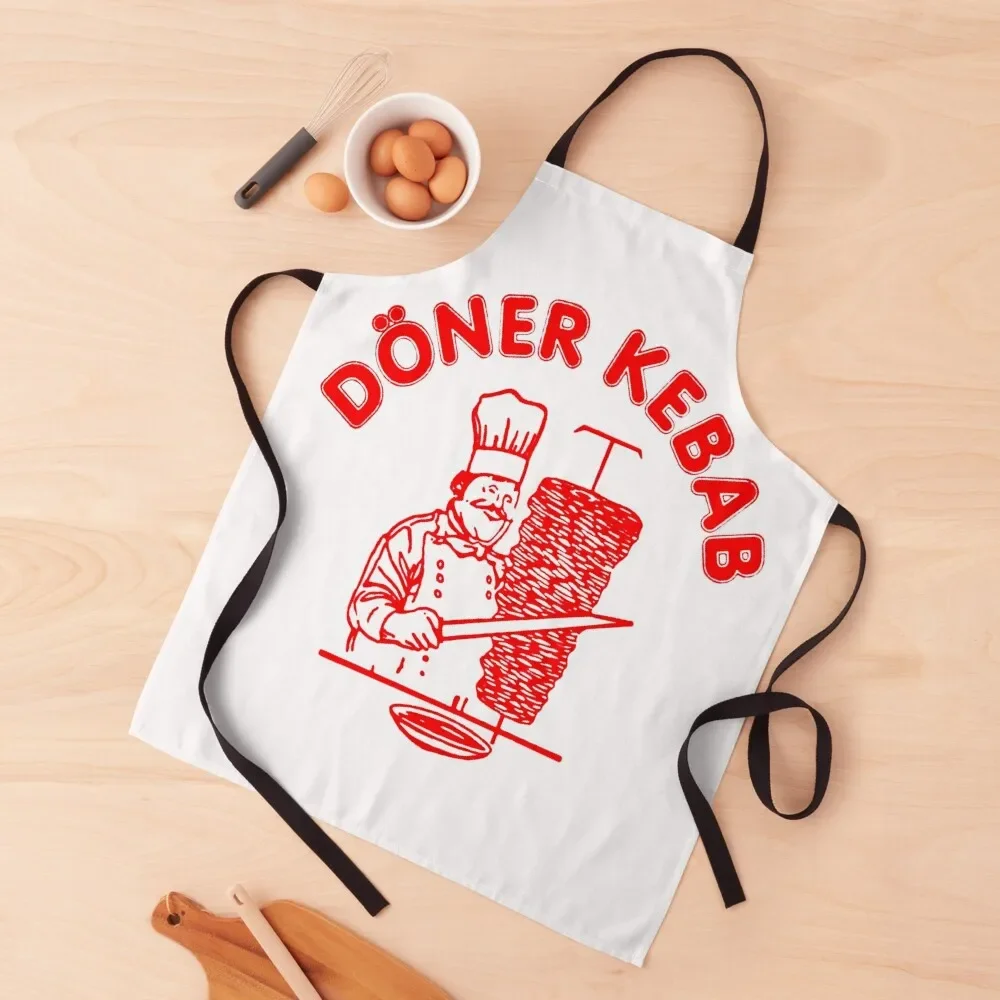 

Doner Kebab Original 1 Apron For Nail Stylist Women Kitchen nail tech supplies Men kitchen Apron