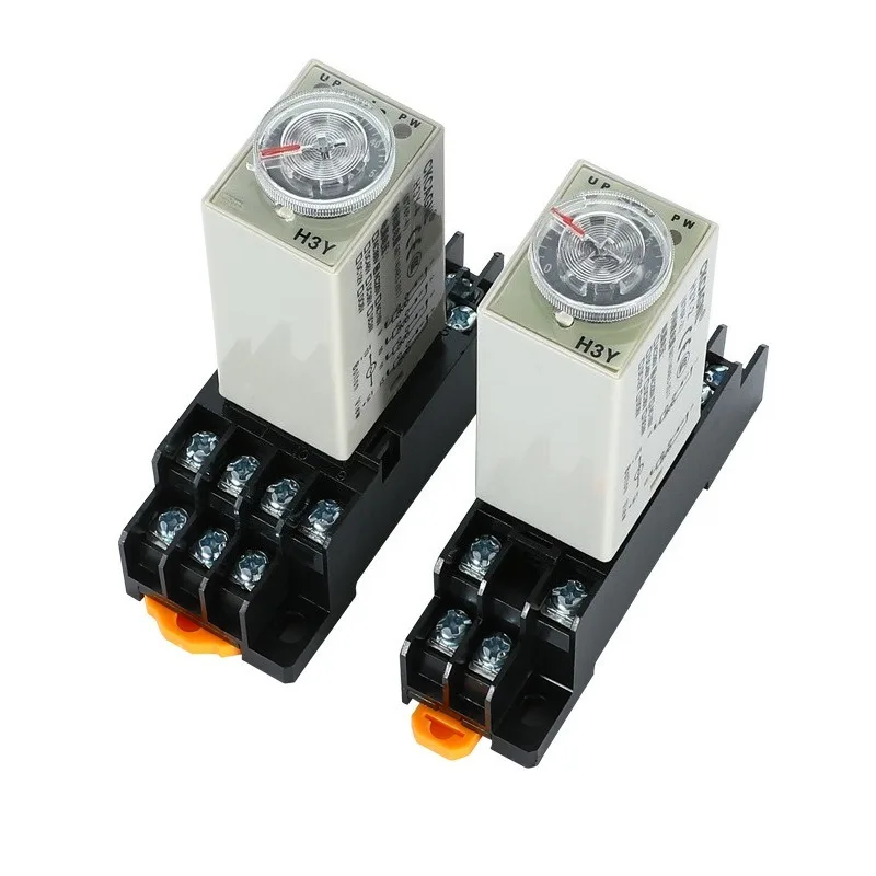 Time Relay Power-on Delay H3Y-2/4 Small 8-pin 24v220v AC Timer Control Switch On