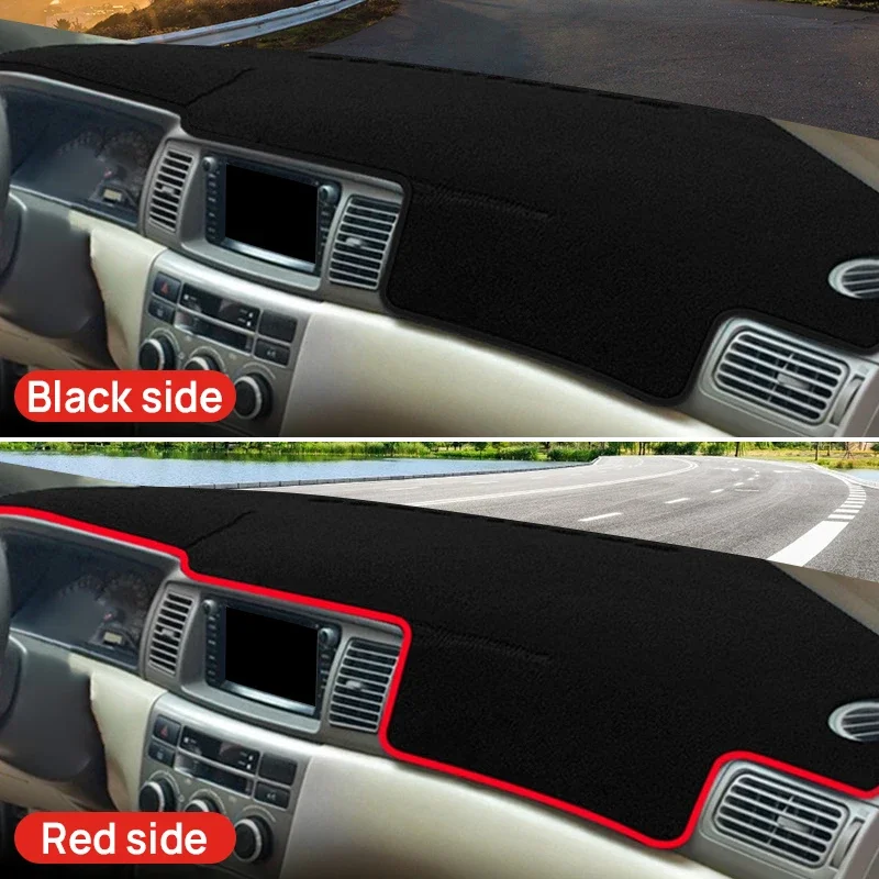 Car Dashboard Cover For Toyota Corolla Altis Runx Allex E120 E130 2001 - 2007 Mat Sun Shade Pad Instrument Panel Carpets Anti-UV