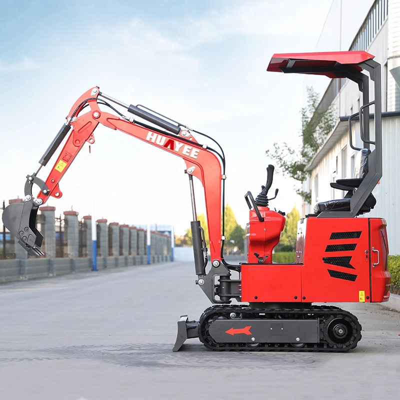 Fast delivery 1 Ton Mini Excavators Customize CE EPA Euro 5 Engine Crawler Digger Farm Home Mini Excavator 1 Ton  Machine